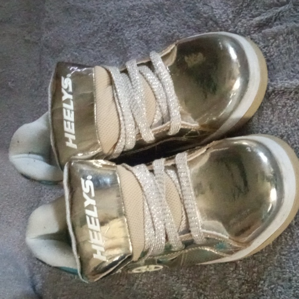 Split Chrome Heelys - image 1